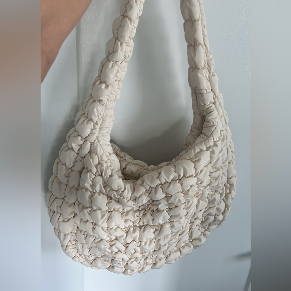 COS Quilted Bag-Light Beige